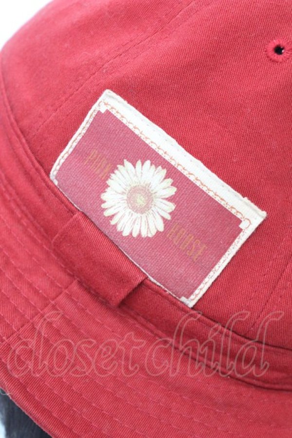 画像2: PINK HOUSE / マーガレットワッペンハット  アカ O-25-10-04-1044-LO-AC-OW-ZT-K007 (2)