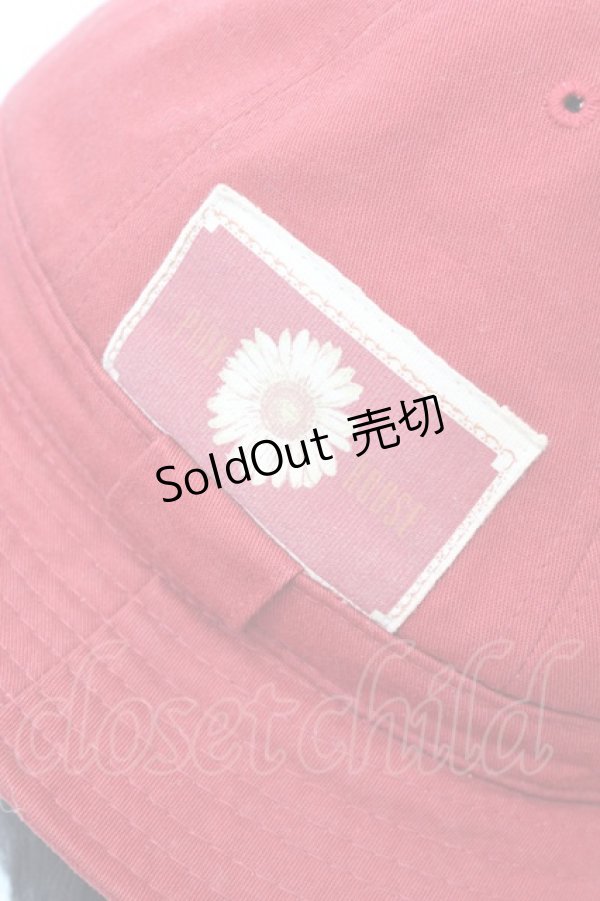 画像2: PINK HOUSE / マーガレットワッペンハット  アカ O-25-10-04-1044-LO-AC-OW-ZT-K007 (2)