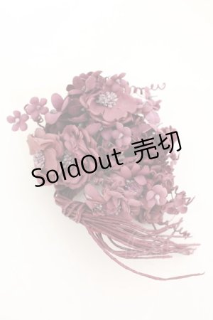 画像: PINK HOUSE / フラワーコサージュブローチ  パープル O-25-10-04-1048-LO-ZA-IG-ZT434-F002