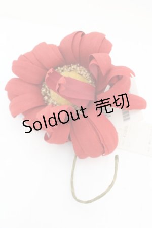 画像: 【SALE】PINK HOUSE / マーガレットモチーフコサージュブローチ  アカ O-25-10-04-1053-LO-ZA-IG-ZT432-F004