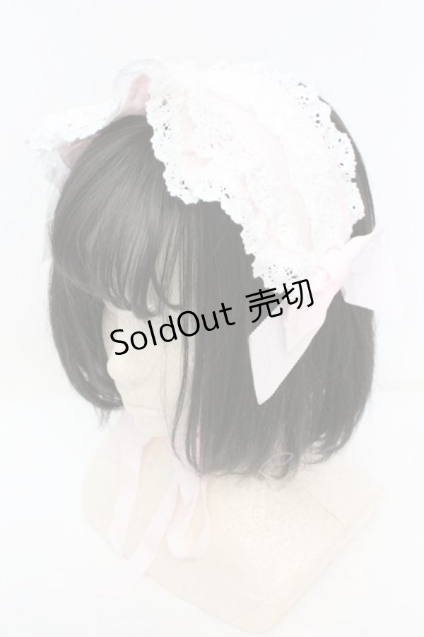 画像1: BABY,THE STARS SHINE BRIGHT / Creamy Ribbonヘッドドレス【2025年】  ピンク O-25-10-04-1006-BA-AC-OW-OS (1)