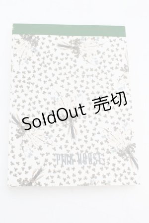 画像: PINK HOUSE / メモ帳  しろつめくさ O-25-10-04-1063-LO-ZA-IG-ZT432