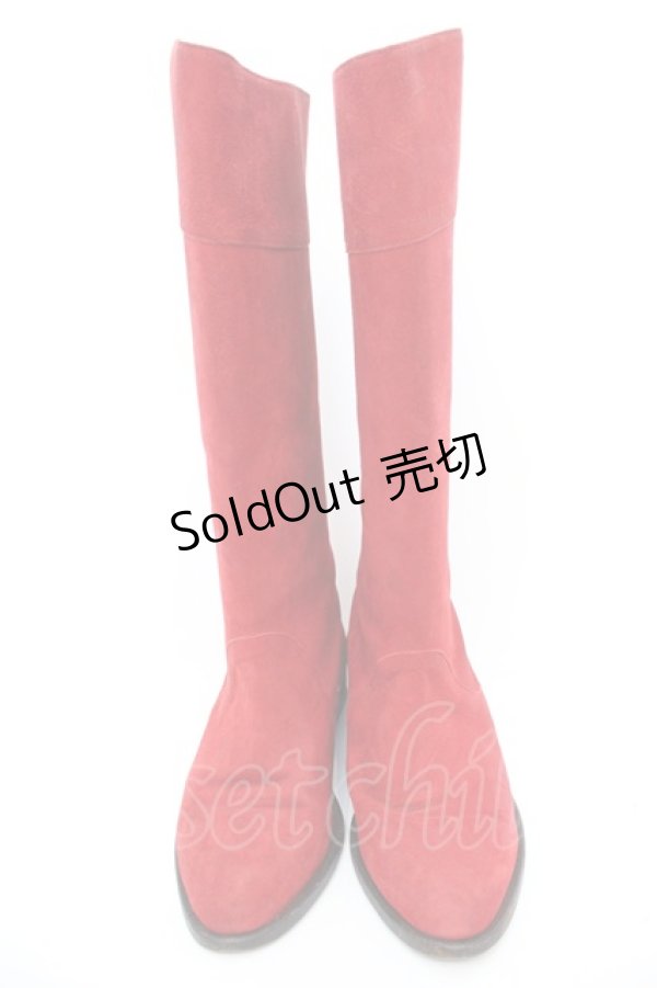 画像2: 【SALE】PINK HOUSE / スエードブーツ LL アカ O-25-10-04-1017-LO-SH-OW-ZT088 (2)