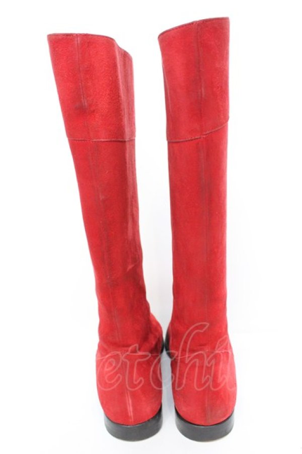 画像3: PINK HOUSE / スエードブーツ LL アカ O-25-10-04-1017-LO-SH-OW-ZT088 (3)