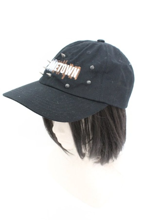 画像1: MILKBOY / HOME TOWN スタッズ キャップ  ブラック O-25-10-04-1002-MB-AC-OW-ZT-K007 (1)
