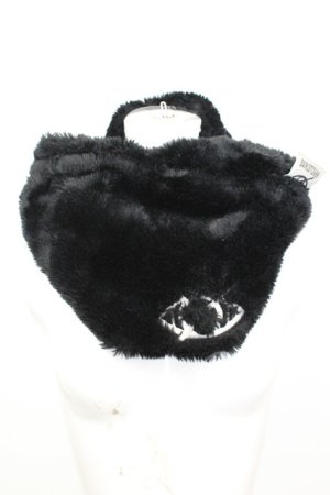 画像: KRY CLOTHING / ファースヌード  ブラック O-25-10-04-1026-EL-ZA-OW-OS