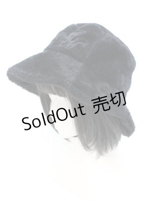 画像: EATME / フワフワバケットハット  クロ O-25-10-04-1003-LO-AC-OW-ZT-K007