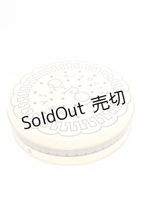 画像: Q-pot. / クッキー缶  ベージュ O-25-10-04-1040-QP-ZA-OW-ZT-K025