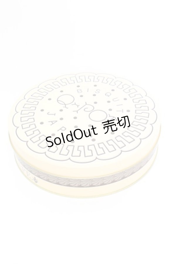 画像1: Q-pot. / クッキー缶  ベージュ O-25-10-04-1040-QP-ZA-OW-ZT-K025 (1)