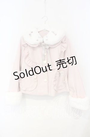 画像: DearMyLove / フリルリボンハートショートコート LL ピンク O-25-10-04-062-EL-CO-OW-OS