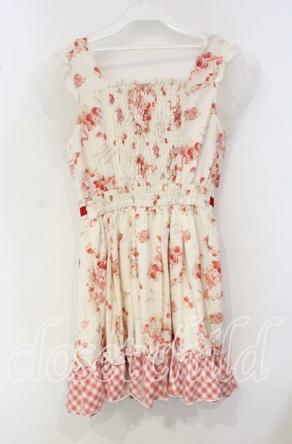 画像4: LIZ LISA / ストロベリーボンボン柄ワンピース 2 アイボリー系 O-25-10-04-068-LO-OP-OW-OS (4)