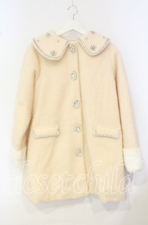 画像: Swankiss / TS bijou wool C/T　コート F アイボリー O-25-10-04-072-CA-CO-OW-OS