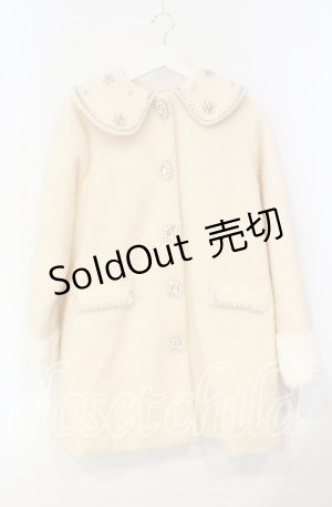 画像: Swankiss / TS bijou wool C/T　コート F アイボリー O-25-10-04-072-CA-CO-OW-OS