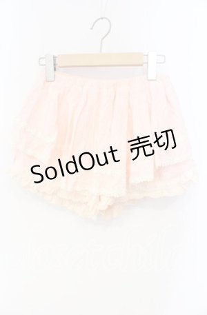 画像: LIZ LISA / カットワークレースキュロット 0 ピンク O-25-10-04-076-LO-TO-OW-OS