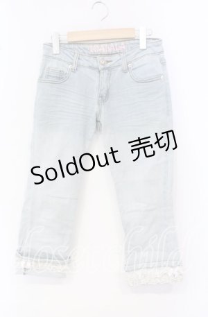 画像: TRALALA / ロールアップデニムパンツ  アオ O-25-10-04-078-LO-PA-OW-OS