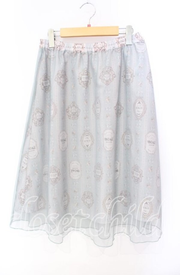 画像1: axes femme / ヴィンテージスカート  ミント O-25-10-04-080-AX-SK-IG-ZT028 (1)