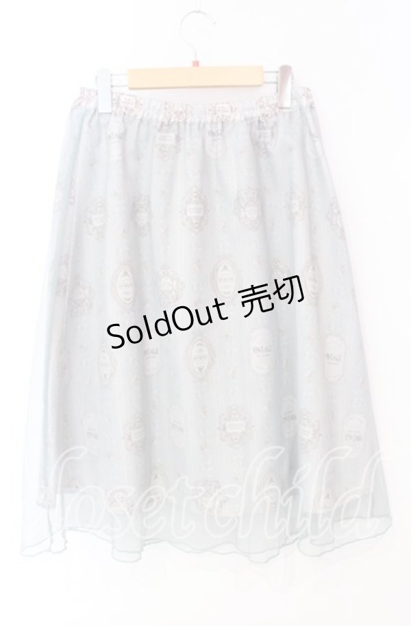 画像3: 【SALE】axes femme / ヴィンテージスカート  ミント O-25-10-04-080-AX-SK-IG-ZT028 (3)