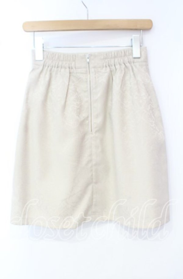 画像3: Ank Rouge / ジャガードタイトスカート  アイボリー O-25-10-04-083-CA-SK-IG-ZT379 (3)