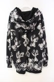 画像2: Drug Honey / スケルトンテディプルパーカー  ブラック×グレー O-25-10-04-017-PU-TO-IG-ZY (2)