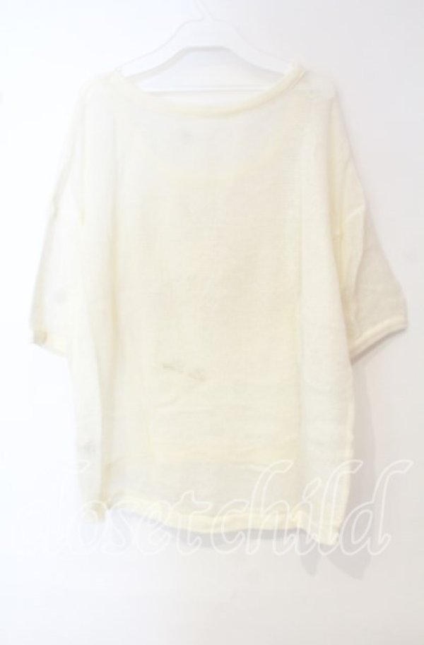 画像3: LIZ LISA / BIGリボンモチーフニットトップス 0 オフシロ O-25-10-04-030-LO-TO-OW-ZT9 (3)