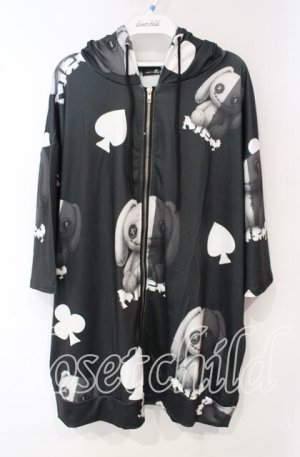 画像: NieR Clothing / 2025年~ver.9 ユニセックスジップアウター  ブラック O-25-10-06-030-PU-TO-IG-OS