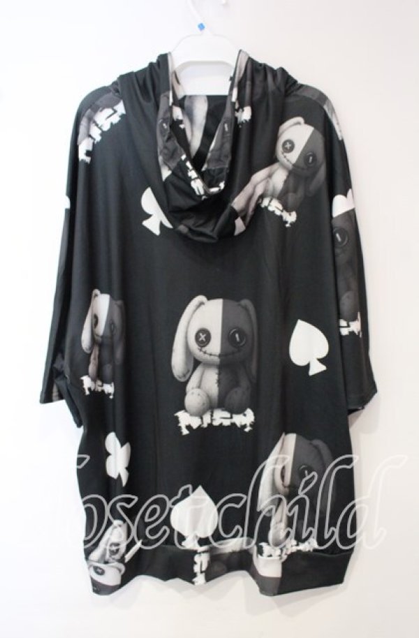 画像2: NieR Clothing / 2025年~ver.9 ユニセックスジップアウター  ブラック O-25-10-06-030-PU-TO-IG-ZT307 (2)