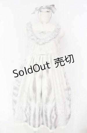 画像: Choker rabbit / tabby catジャンパースカートセット L グレー O-25-10-06-004-LO-OP-OW-OS