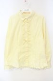 画像1: Fi.n.t / 丸襟3つリボンブラウス  イエロー O-25-10-06-040-CA-BL-IG-ZT513 (1)