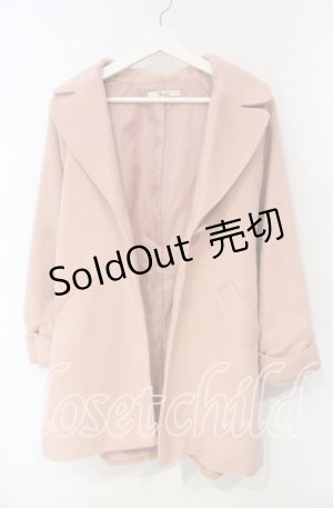 画像: TRALALA / シングルボタンコート F ピンク O-25-10-06-051-LO-CO-OW-OS