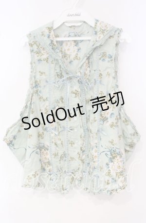 画像: PINK HOUSE / 白詰草はしごレースベスト【お直しあり】  グリーン+ O-25-10-06-059-LO-TO-IG-OS