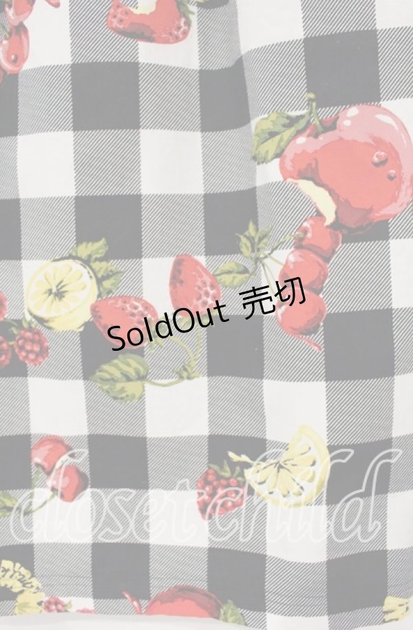 画像2: 【SALE】MILK / フルーチェタイトスカート  クロ O-25-10-06-076-ML-SK-OW-ZT311 (2)