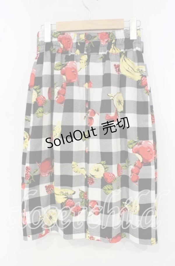 画像3: 【SALE】MILK / フルーチェタイトスカート  クロ O-25-10-06-076-ML-SK-OW-ZT311 (3)