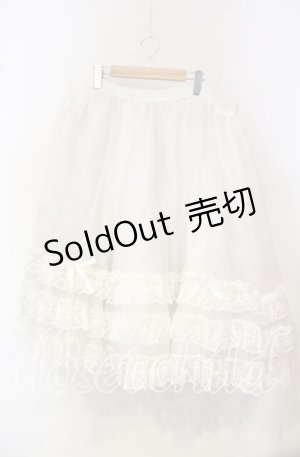画像: metamorphose / レース付パニエ（ミディアム）【お直しあり】  シロ O-25-10-06-081-ME-SK-IG-OS