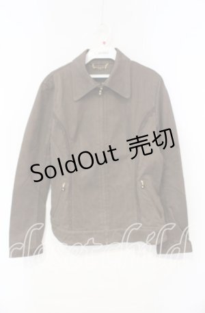 画像: INGEBORG / フラワーチャームデニムジャケット L ブラウン O-25-10-06-092-LO-JA-IG-OS