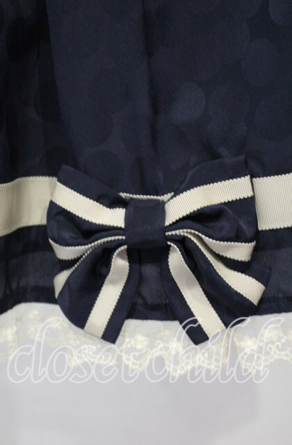 画像3: Innocent World / ハイデマリージャンパースカート M（93cm丈） ネイビー O-25-10-06-010-IW-OP-IG-OS (3)