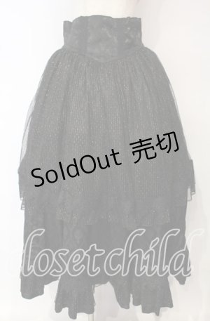 画像: Wheat House / 蒼穹の荘園コルセットスカート L クロ O-25-10-06-016-LO-SK-OW-OS