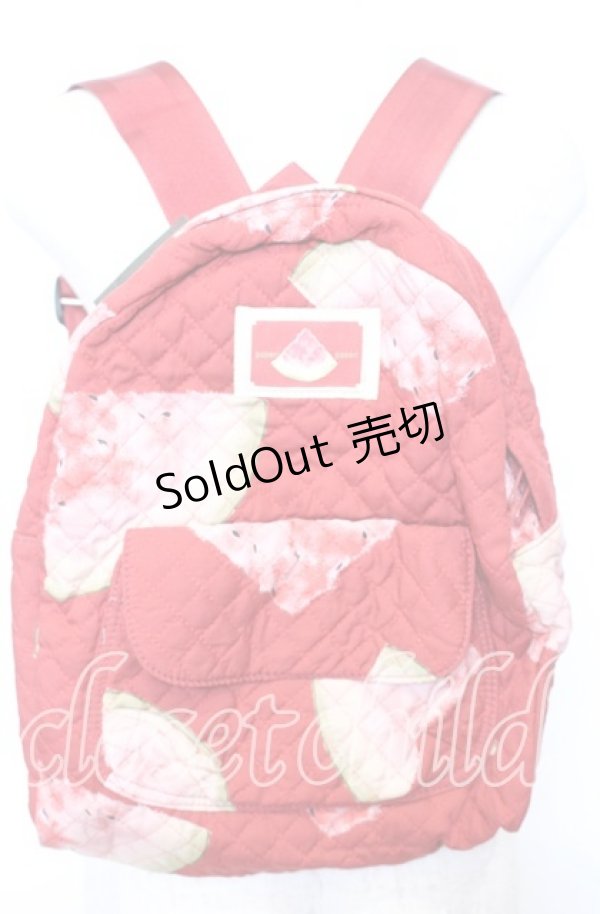 画像1: pa.se.ri. / すいか柄リュック  アカ O-25-10-10-001-LO-BG-IG-ZT-K012 (1)