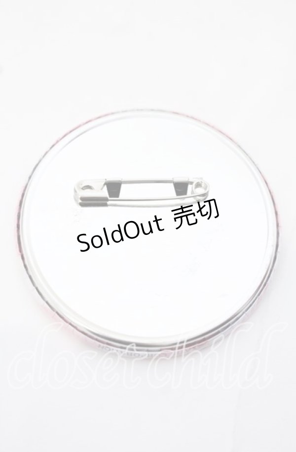 画像2: Katie / BADGE 75 round  ピンク O-25-10-10-036-LO-ZA-OW-ZT488-F001 (2)