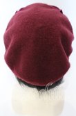 画像3: m petit by misako / TT*AMリボンBベレー 57.5ｃｍ ワイン O-25-10-10-039-LO-AC-OW-ZT-K011 (3)