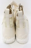 画像3: axes femme / レースハイカットスニーカー S キナリ O-25-10-10-042-AX-SH-OW-ZT-K003 (3)