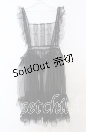 画像: virally / 星名桜子 hsチュールエプロンジャンスカ 3L クロ O-25-10-10-049-LO-OP-IG-OS