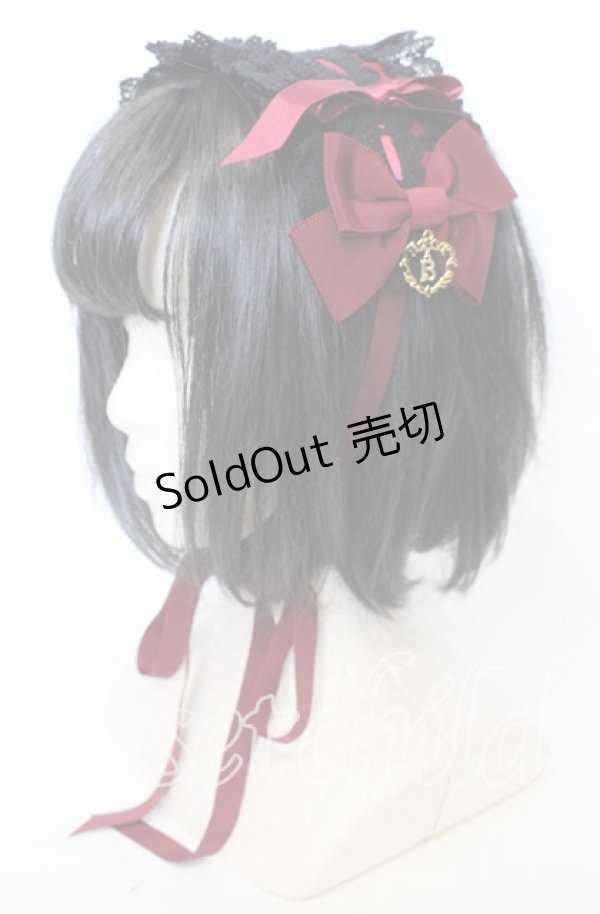 画像6: BABY,THE STARS SHINE BRIGHT / 別珍ベビードールジャンパースカートセット  えんじ×クロ O-25-10-10-053-BA-OP-IG-OS (6)