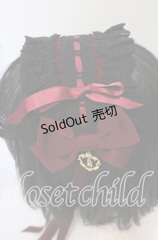 画像7: BABY,THE STARS SHINE BRIGHT / 別珍ベビードールジャンパースカートセット  えんじ×クロ O-25-10-10-053-BA-OP-IG-OS (7)