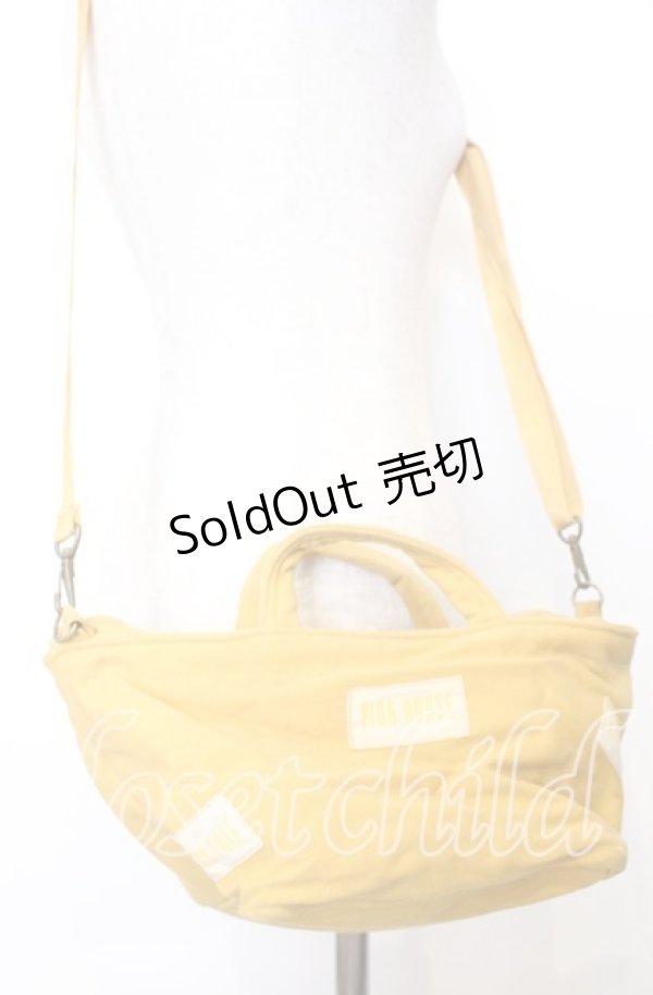 画像1: PINK HOUSE / Pロゴミニショルダーバッグ  マスタード O-25-10-10-008-LO-BG-IG-ZT-K012 (1)