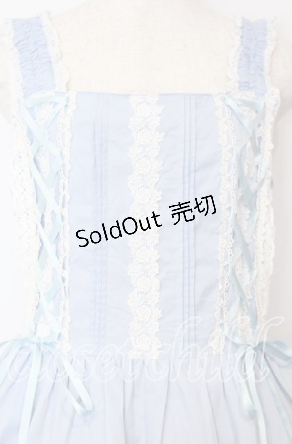 画像2: BABY,THE STARS SHINE BRIGHT / ミルフィーユジャンパースカート（2006年）  サックス O-25-10-10-056-BA-OP-OW-OS (2)