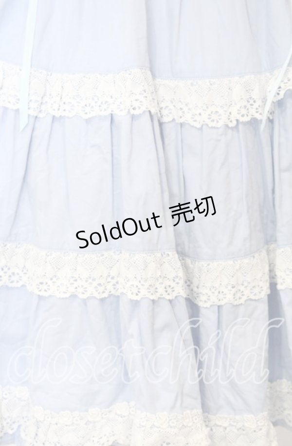 画像3: BABY,THE STARS SHINE BRIGHT / ミルフィーユジャンパースカート（2006年）  サックス O-25-10-10-056-BA-OP-OW-OS (3)