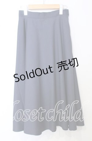 画像: F&A / コルセットベルト2wayフレアースカート  ブルー O-25-10-10-068-LO-SK-IG-OS