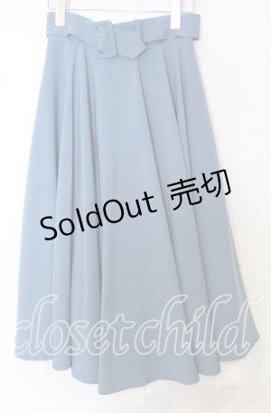 画像: an another angelus / パニエサーキュラースカート  ブルー O-25-10-10-069-CA-SK-IG-OS
