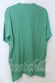 画像3: WONDERFUL WORLD / ロゴプリントTシャツ  グリーン O-25-10-10-078-LO-TS-IG-ZT054 (3)