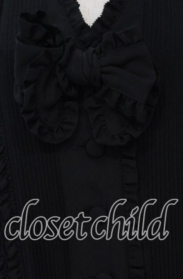 画像2: PINK HOUSE / タック梨地ジャケット  クロ O-25-10-10-091-LO-JA-IG-OS (2)